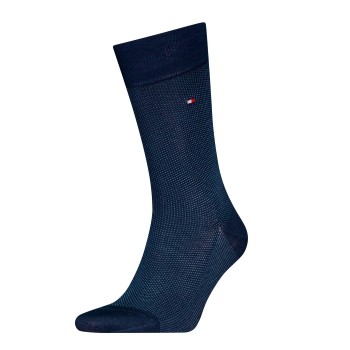 Tommy Hilfiger Legwear Tommy Hilfiger Strømper Men Premium Birdseye Socks Mørkblå Str 45/46 Herre