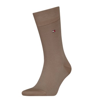 Tommy Hilfiger Legwear Tommy Hilfiger Strømper Men Premium Birdseye Socks Brun Str 47/48 Herre