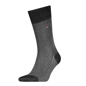 Tommy Hilfiger Legwear Tommy Hilfiger Strømper Men Premium Birdseye Socks Mørkgrå  Str 43/44 Herre