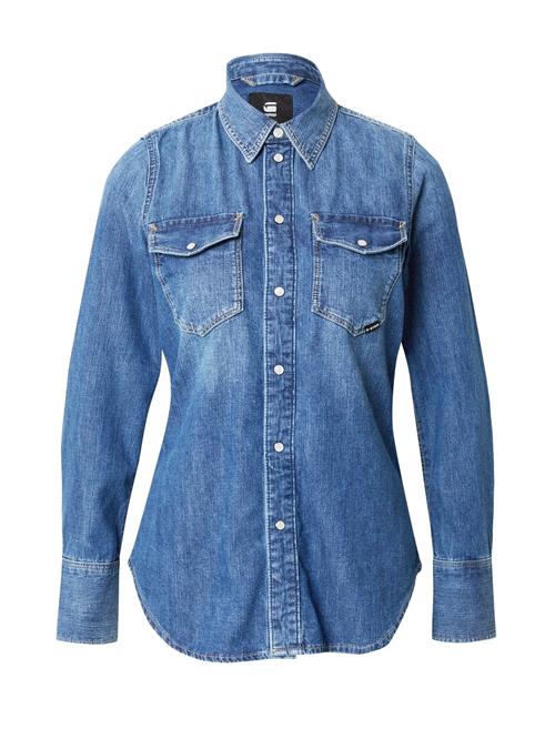 G-STAR Bluse 'Western'  blå