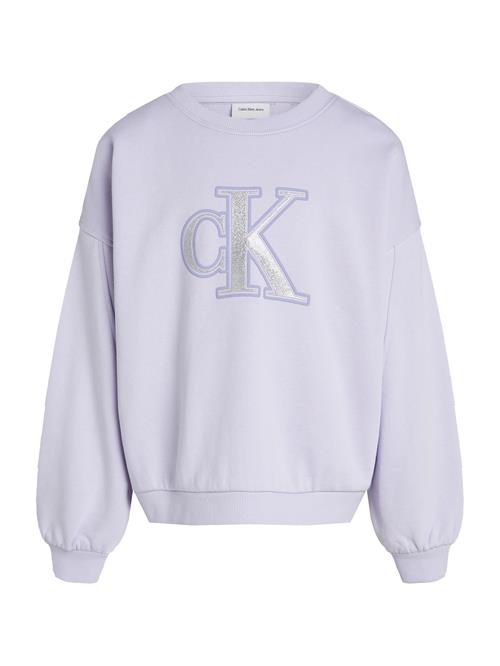 Calvin Klein Jeans Sweatshirt  lilla / lilla / sølv