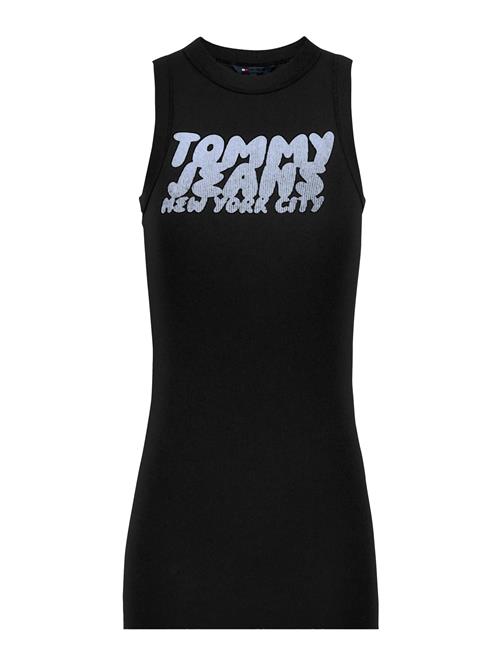 Tommy Jeans Sommerkjole  sort / hvid