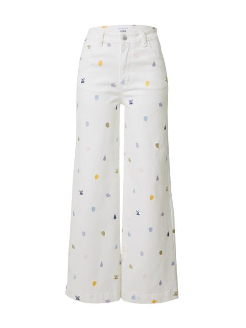 Se florence by mills exclusive for ABOUT YOU Jeans 'Cassaven'  lyseblå / gul / lavendel / white denim ved About You