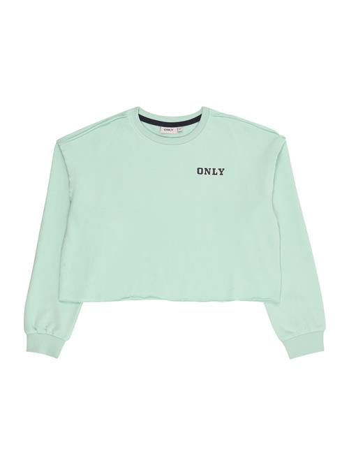 KIDS ONLY Sweatshirt  grå / lysegrøn / sort / hvid