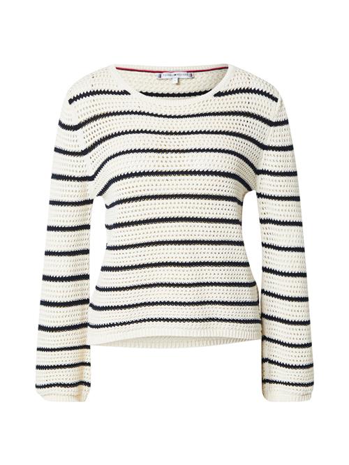 TOMMY HILFIGER Pullover  sort / hvid