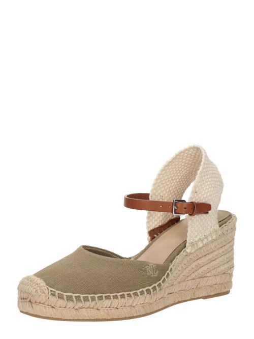 Lauren Ralph Lauren Slingpumps 'ROBBY'  beige / brun / oliven