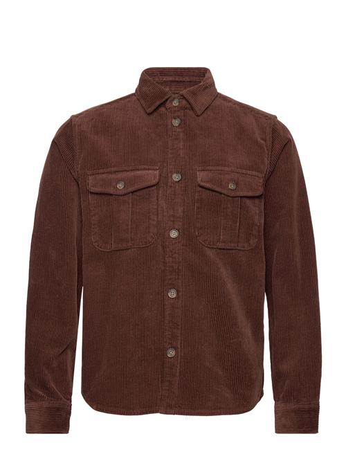 Kody Heavy Corduroy Overshirt Les Deux Brown