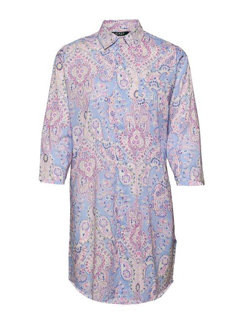 Lrl 3/4 Sl. His Sleepshirt D3 Multipaisley Lauren Ralph Lauren Homewear Blue