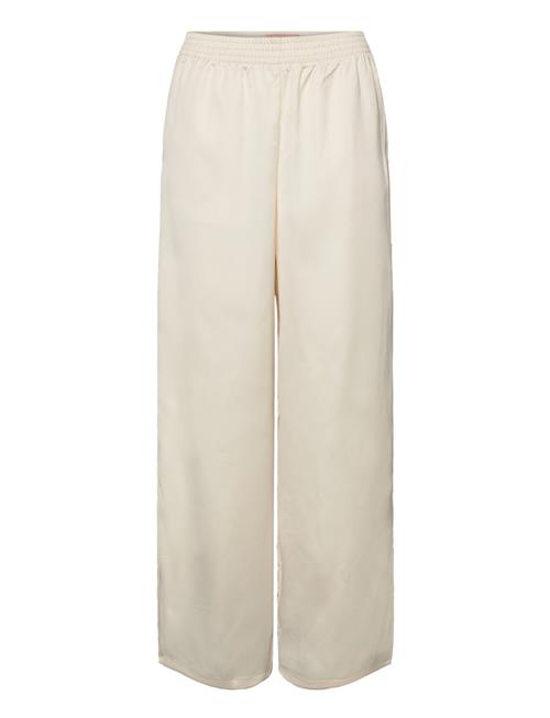 Se Jxkira Regular Satin Pant Noos JJXX Cream ved Booztlet