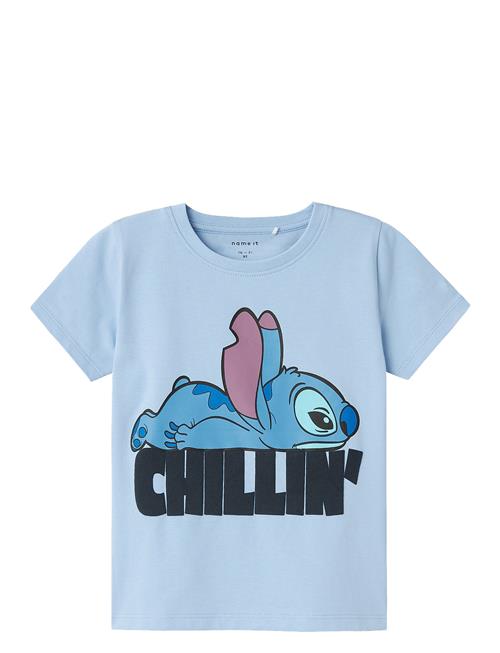 Nmmalbie Stitch Ss Top Box Wdi Name It Blue