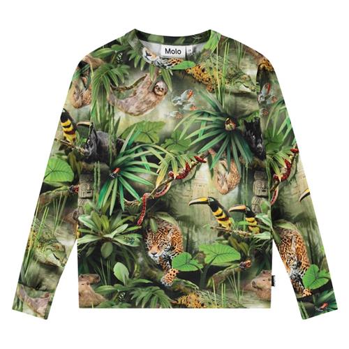 Molo Rill Long Sleeve T-shirt Jungle Animals | Grønn | 116 cm