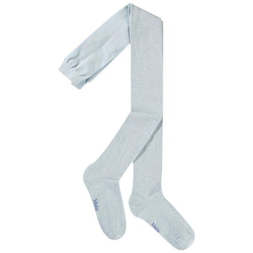 Molo Glitter Tights Skywriting 98/104 cm  Blå  98/104 cm  Unisex