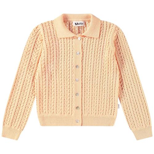 Molo Gwendolyn Knitted Cardigan Pale Melon 122/128 cm  Orange.  122/128 cm  kvinde