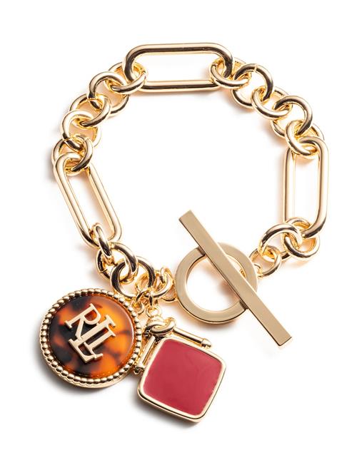 Se Lauren Ralph Lauren Armbånd  cognac / guld / rød / sort ved About You