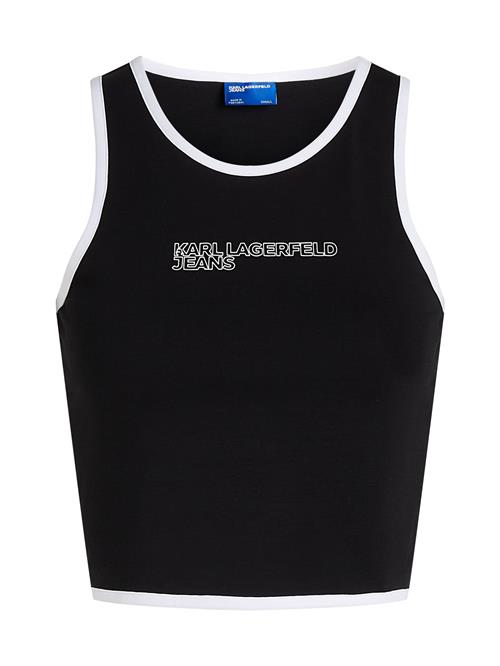 KARL LAGERFELD JEANS Overdel  sort / hvid