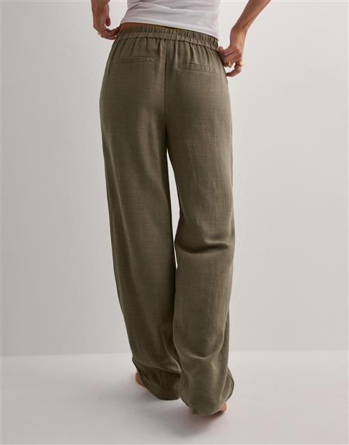 Object Collectors Item - Grøn - Objsanne Aline Wide Pant Noos