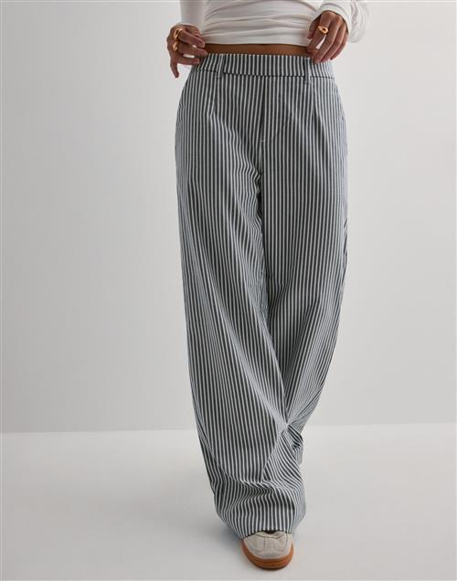 Mercer Amsterdam - Grå - Objlisa Wide Pant Aop Noos