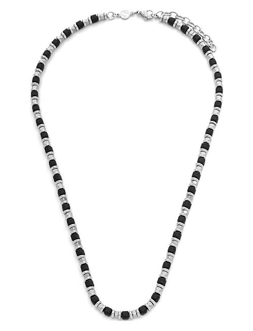 Samie - Necklace With Black Pearls Samie Black