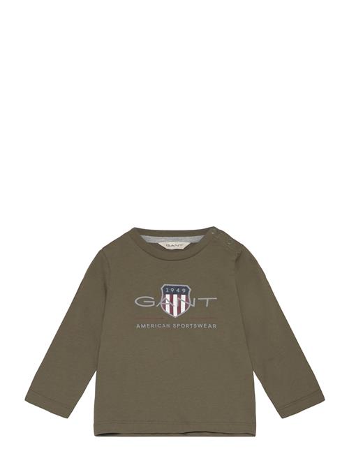 Archive Sheild Ls T-Shirt GANT Green