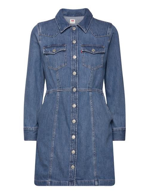 Flynn Western Core Dress Med Indigo - Worn In LEVI´S Women Blue