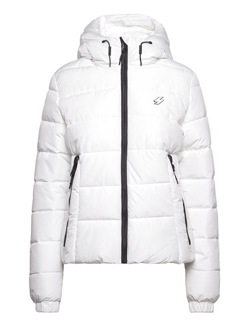 Hooded Spirit Sports Puffer Superdry White