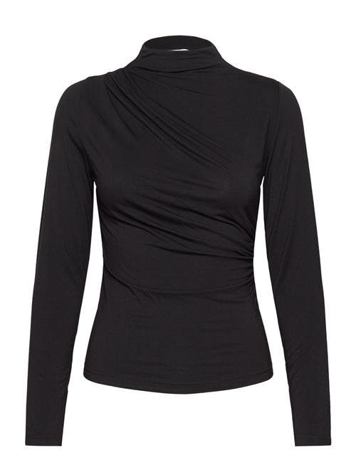 Long Sleeve Turtle Neck T-Shirt Rosemunde Black