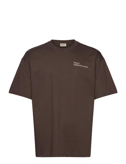 Halo Graphic T-Shirt Boxy 02 HALO Brown