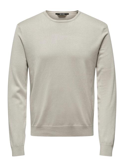 Onswyler Life Ls Crew Knit ONLY & SONS Beige
