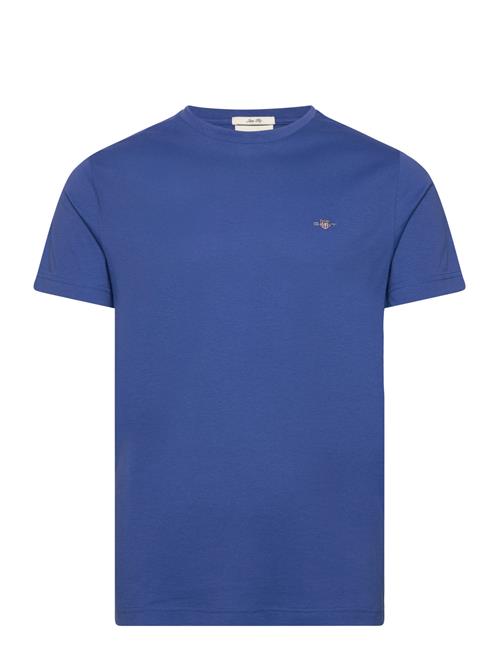 Slim Shield Ss T-Shirt GANT Blue