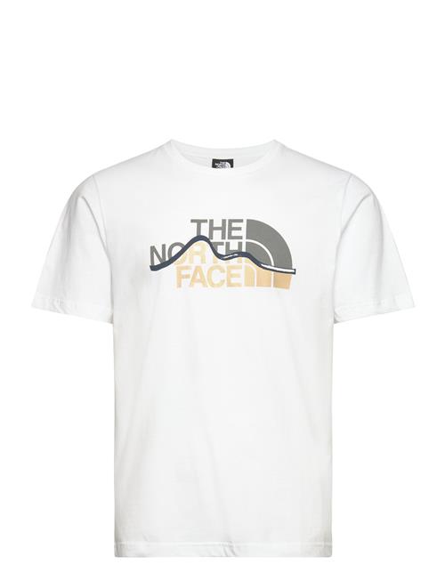 M Ss Mountain Line Tee The North Face White