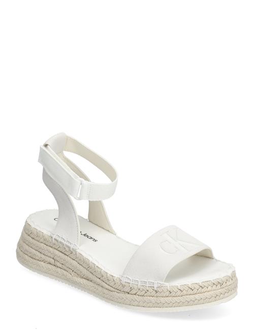 Sporty Wedge Rope Su Con Calvin Klein White