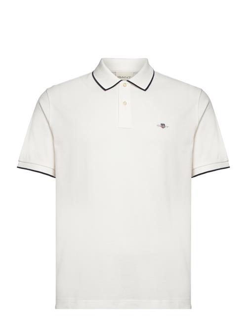 Se Framed Tipping Ss Polo GANT White ved Booztlet