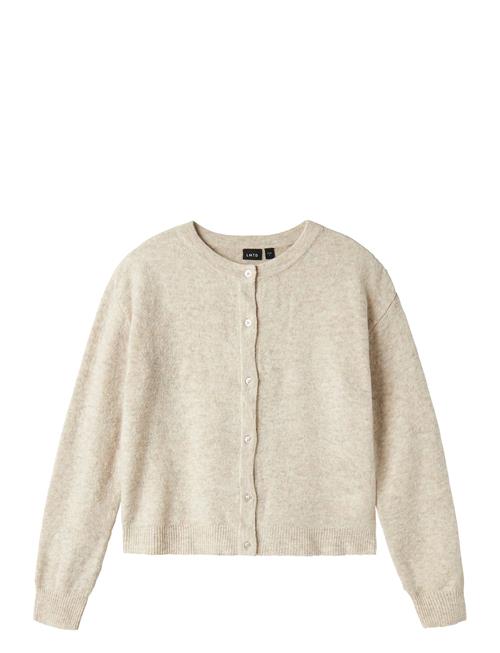 Nlflodet Ls Short Knit Cardigan Noos LMTD Beige