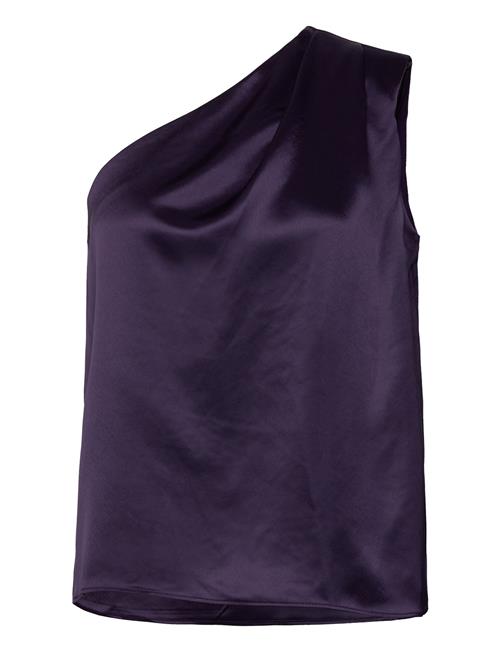 Se Elle Satin Tank Ahlvar Gallery Purple ved Booztlet