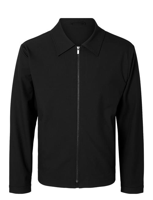 Slhrobert Zip Jacket Selected Homme Black