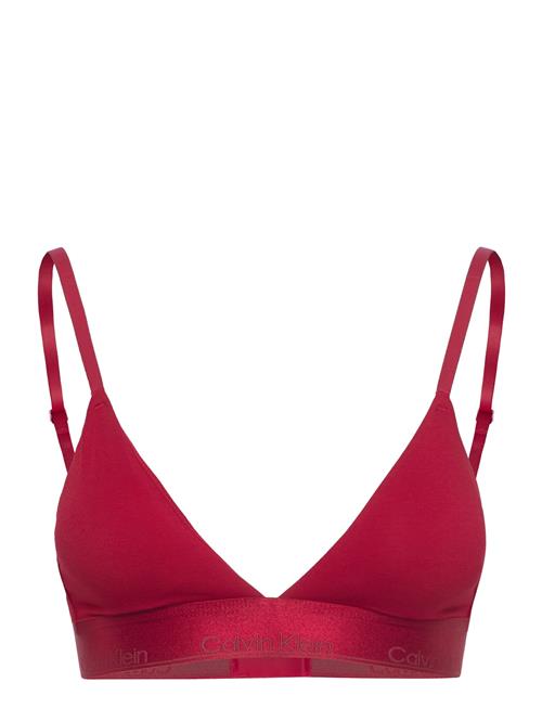 Lightly Lined Triangle Calvin Klein Red