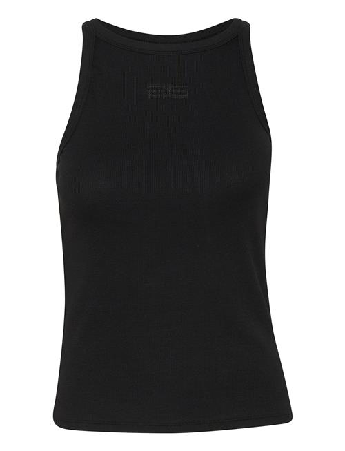 Gzdrew Rhinest Logo Tank Gestuz Black