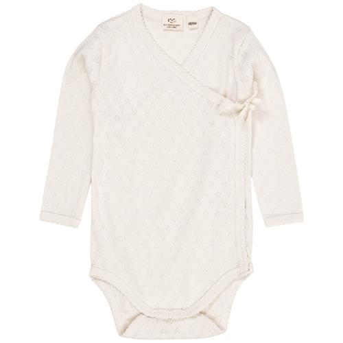 Copenhagen Colors Babybody I Pointelle Cremefarvet 74 cm  Creme  74 cm  kvinde