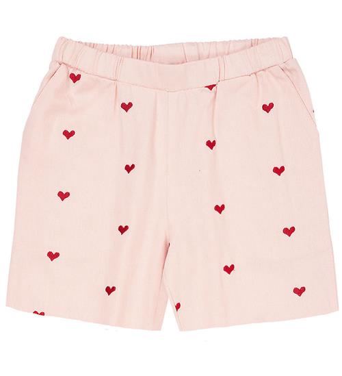 Copenhagen Colors Shorts - Twill Heart - Dusty Rose m. Berry Hea