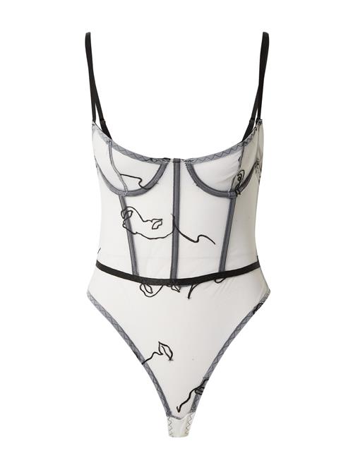 Nasty Gal Body 'Bodysu'  sort / hvid