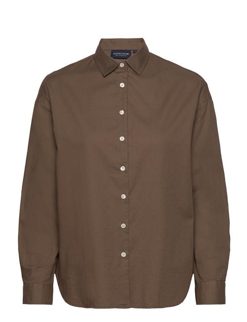 Edith Light Oxford Shirt Lexington Clothing Brown