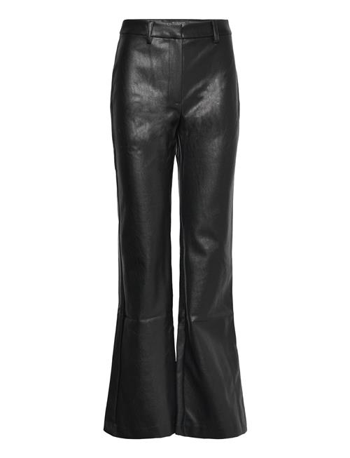 Halifax Pu Flare Pant Bardot Black