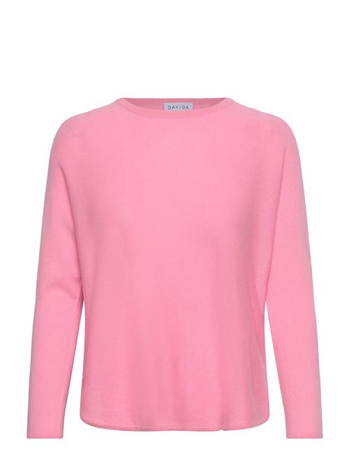 Se Curved Sweater Davida Cashmere Pink ved Booztlet