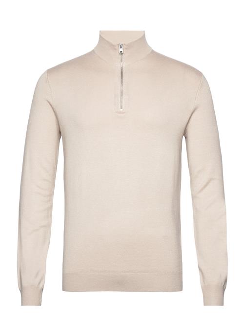 Se Onswyler Life Reg 14 Half Zip Knit Noos ONLY & SONS Cream ved Booztlet