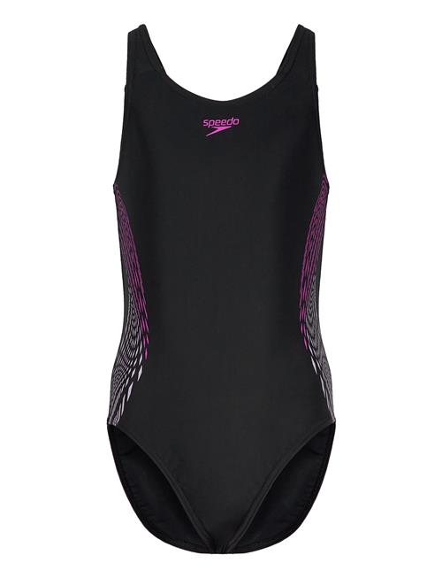 Girls Placement Muscleback Speedo Purple