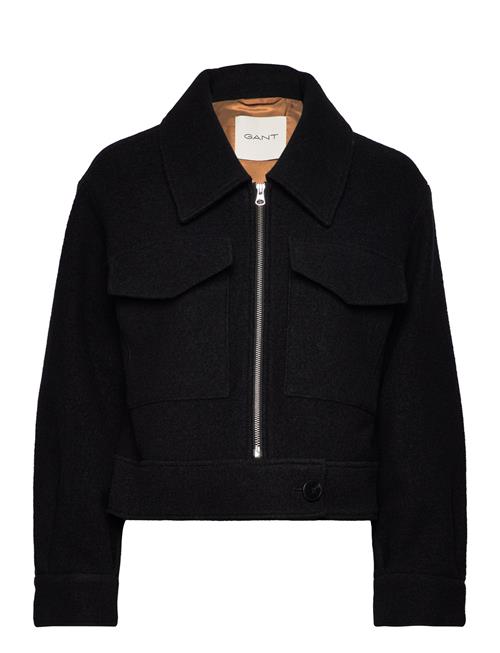 Boucle Zip Jacket GANT Black