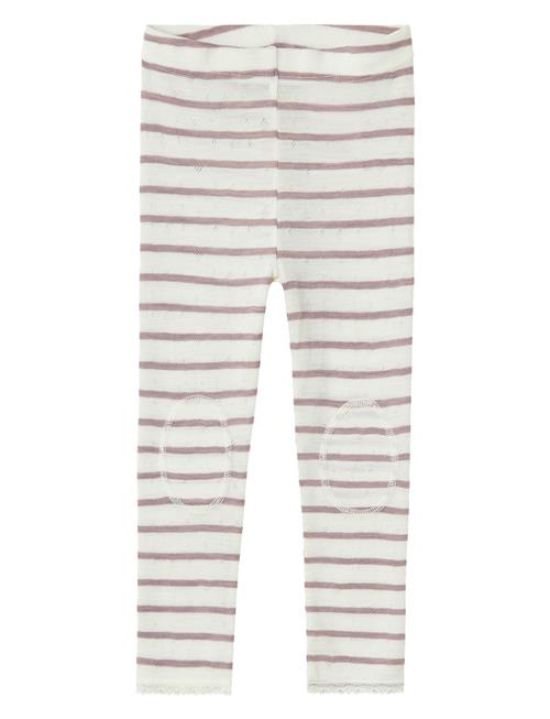 Nmfwang Wool Needle Legging Noos Name It White