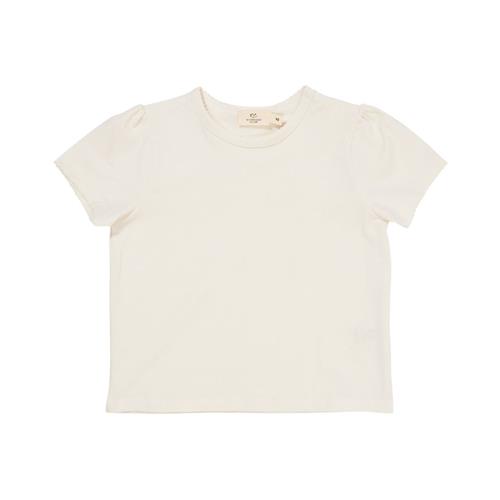 Copenhagen Colors T-shirt Med Flæseærmer Cream 116 cm  Beige  116 cm  kvinde