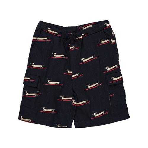 Copenhagen Colors Surfing Dog Shorts I Twill Navy 98 cm  Blå  98 cm  mand