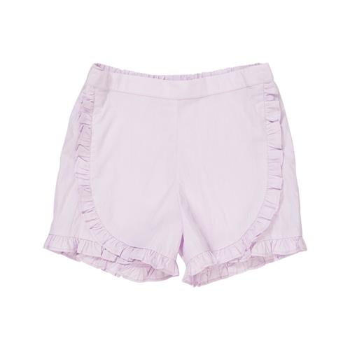 Copenhagen Colors Shorts I Poplin Med Frynser Lavender 116 cm  Lilla  116 cm  kvinde